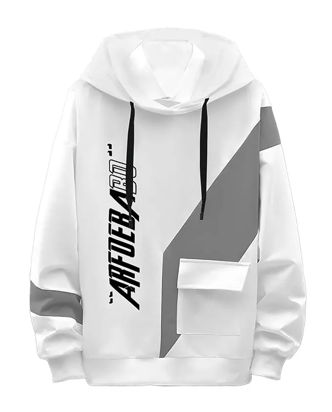 White Hoodie (S, Red)